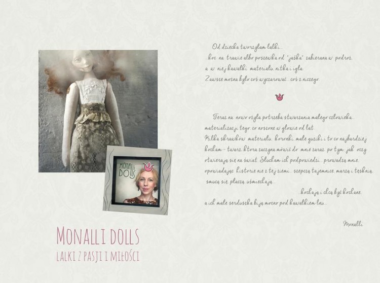 DK Chwałowice: „Monalli dolls - lalki z pasji i miłości”, Materiały prasowe