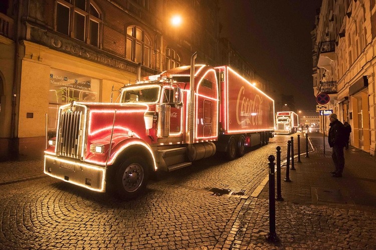 Świąteczna ciężarówka Coca-Coli przyjedzie do Rybnika, Materiały prasowe