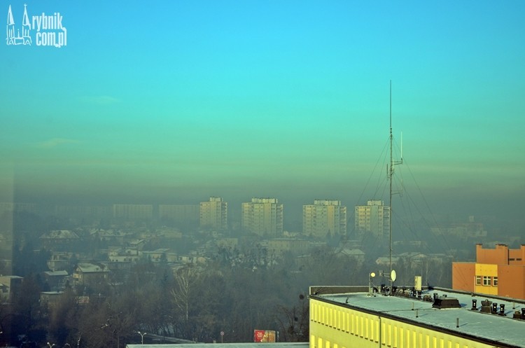 Błękitne niebo i Mordor na dole. Tak wygląda rybnicki smog!, bf