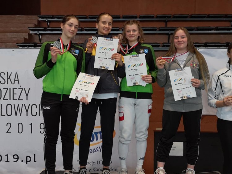 Trzy medale szermierzy RMKS-u Rybnik w mistrzostwach Polski juniorów młodszych, Materiały prasowe