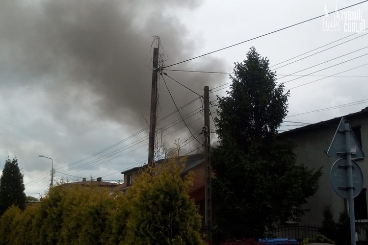 Z ostatniej chwili: pożar domu w Stanowicach, KMPSP w Rybniku