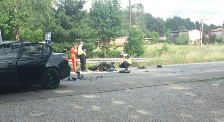 Śmiertelny wypadek w Ochojcu. Nie żyje motocyklista, Rybnik i okolice-Informacje drogowe 24H