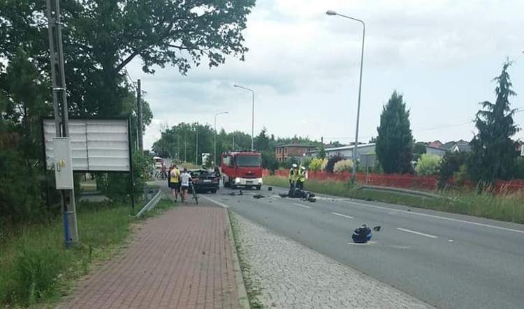Śmiertelny wypadek w Ochojcu. Nie żyje motocyklista, Rybnik i okolice-Informacje drogowe 24H