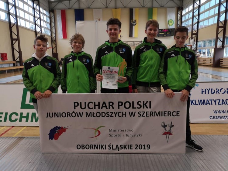 I Puchar Polski juniorów młodszych: dwa medale rybnickich szermierzy, Materiały prasowe