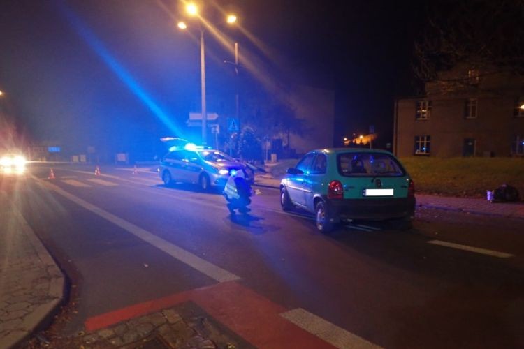 Zebrzydowicka: motocyklista uderzył w ogrodzenie, KMP Rybnik