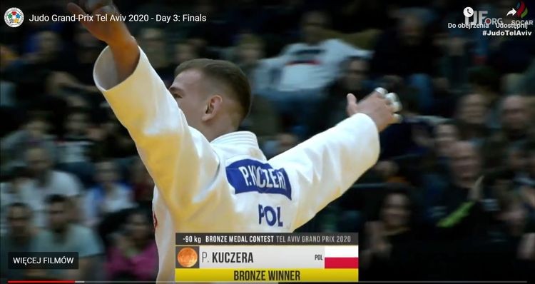 Grand Prix w judo: Piotr Kuczera (Kejza Team Rybnik) z brązowym medalem w Tel Awiwie, YouTube
