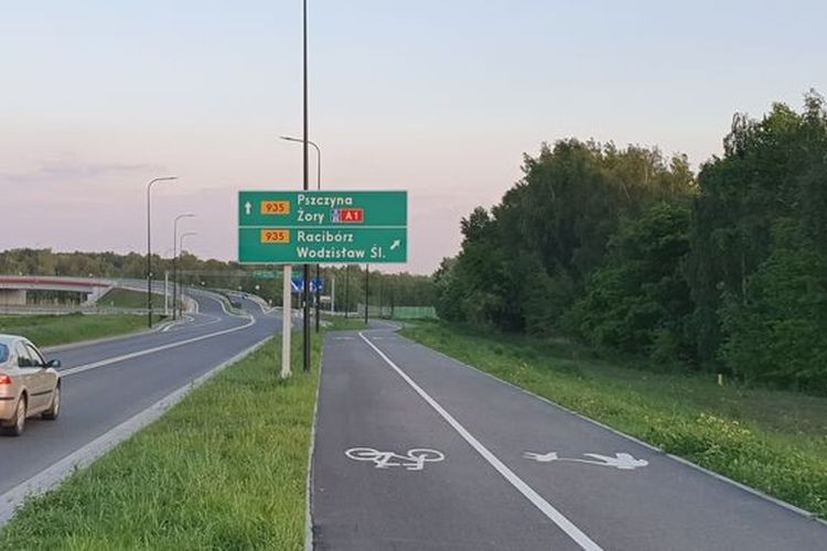 Śródmiejska droga rowerowa już stoi. Co dalej? (wideo), Agnieszka Skupień/UM Rybnik