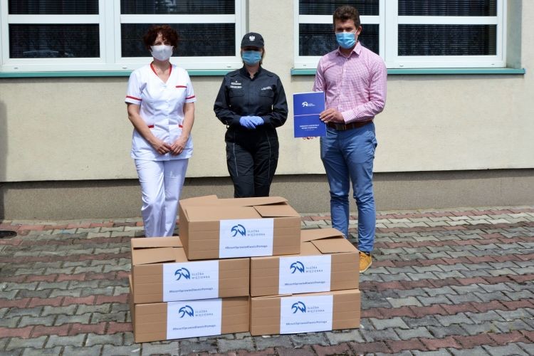 Więźniowie uszyli 3 tys. maseczek dla MDPS w Rybniku, Materiały prasowe