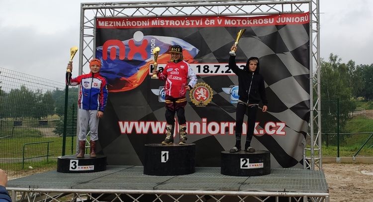 Motocross: Szymon Masarczyk na podium mistrzostw Czech w Kaplicach, Materiały prasowe