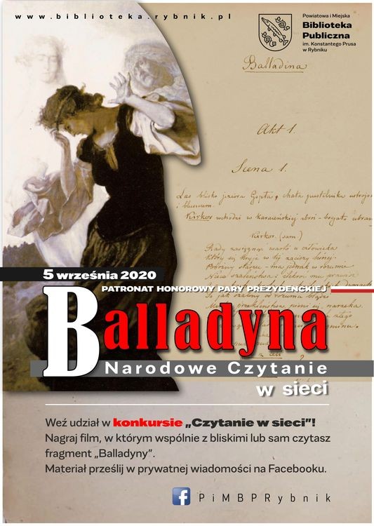 Narodowe Czytanie „Balladyny” w sieci, 