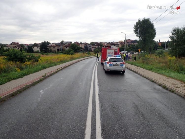 Wypadek na Hetmańskiej: kierowca z prawie 2 promilami, KMP Rybnik