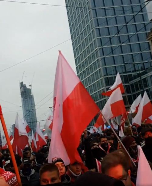 Rybniczanin był na Marszu Niepodległości. Relacja (wideo), Czytelnik Grzegorz