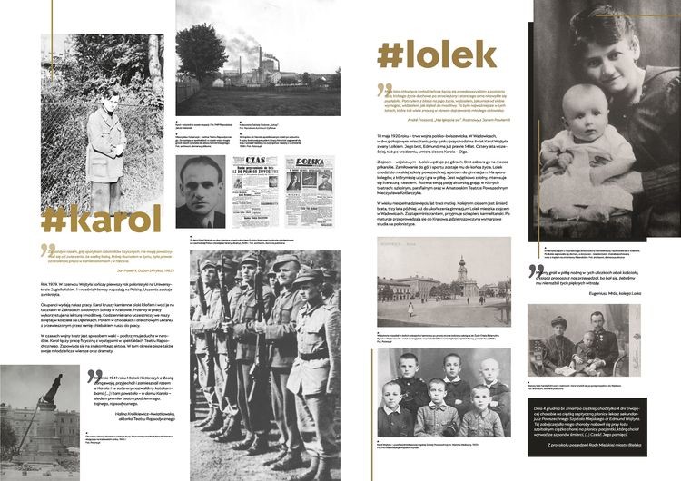 DK Chwałowice: „Karol Wojtyła. Narodziny” - wystawa z Centrum Myśli Jana Pawła II w Warszawie, Materiały prasowe
