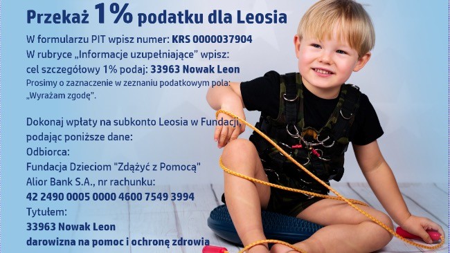 Leoś – Dzielny Wojownik potrzebuje naszej pomocy, pomagam.pl