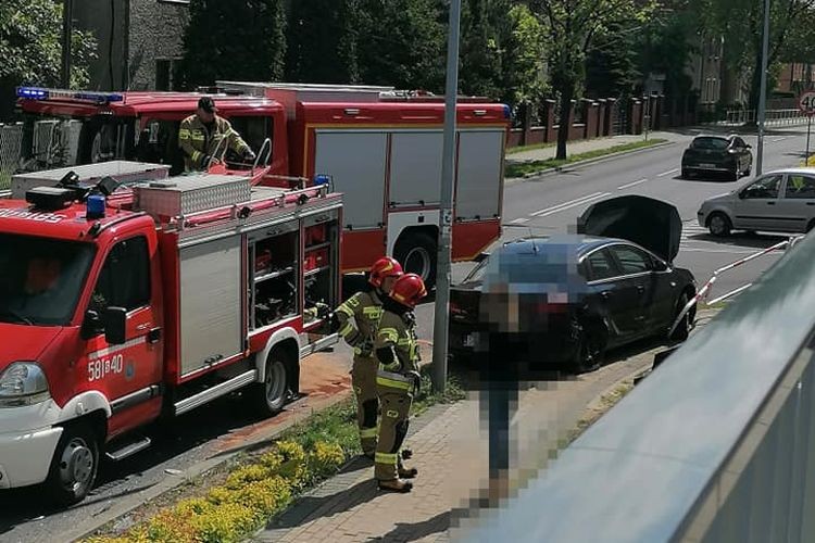 Zderzenie z wozem strażackim na Zebrzydowickiej. Kto zawinił?, Rybnik i okolice-Informacje drogowe 24H