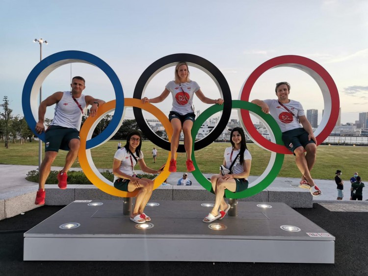Agata Perenc: „Pierwszy dzień w olimpijskiej wiosce za nami”, Facebook Agata Perenc
