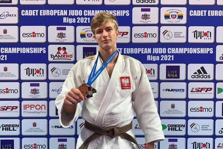 Judo: Dawid Szulik z Polonii Rybnik na podium mistrzostw Europy kadetów, Facebook Polonia Rybnik