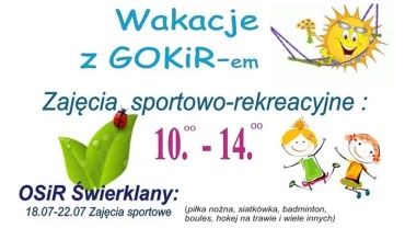 Eko-wakacje: bezpłatne zajęcia dla dzieci w gminie Świerklany