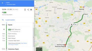 Koleje Śląskie przystąpiły do projektu Google Maps