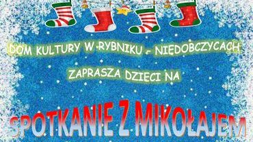 DK Niedobczyce: teatrzyk i spotkanie z Mikołajem