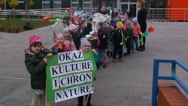 Przedszkolaki z Boguszowic wyszły na ulicę promować ekologię