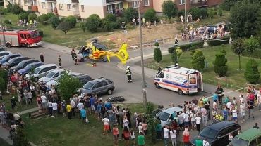 Śmigłowiec LPR wylądował na ulicy w Boguszowicach. Co tam się stało?