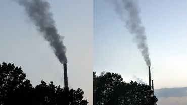 Ze starych kominów elektrowni wydobywał się dym. Mieszkańcy martwią się, że był szkodliwy