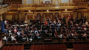 Młodzież I LO wzięła udział w próbie Filharmoników Wiedeńskich