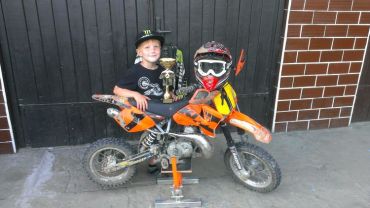 Motocross: Szymon Masarczyk - 9-letni talent z Rybnika