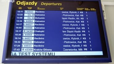 Powiało nowoczesnością. Dworzec na Paruszowcu zyskał tablice elektroniczne