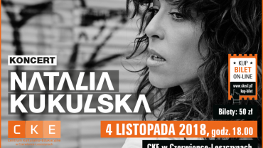 W Czerwionce-Leszczynach zaśpiewa Natalia Kukulska
