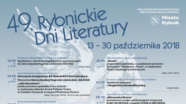 49. Rybnickie Dni Literatury - program