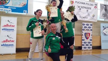 Szpadzistki z Rybnika zdominowały II Puchar Polski juniorów młodszych w Gliwicach