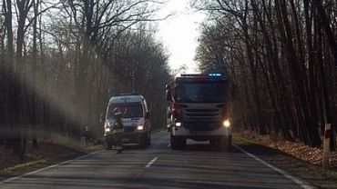 Wypadek na Mikołowskiej. Ranny motocyklista