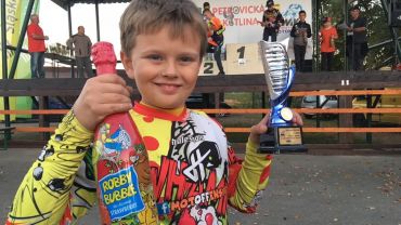 Motocross: 9-letni Roch Wujec z Rybnika podsumował sezon