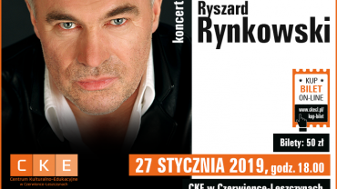 Ryszard Rynkowski zaśpiewa w Czerwionce-Leszczynach