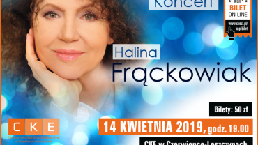 Halina Frąckowiak zaśpiewa w Czerwionce-Leszczynach
