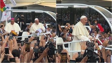ŚDM: rybniczanie powitali papieża