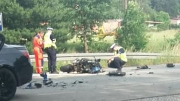 Śmiertelny wypadek w Ochojcu. Nie żyje motocyklista