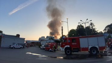 Duży pożar w Chybiu. Jechali tam strażacy z Rybnika