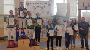 Puchar Polski Juniorek w Gliwicach: dwa medale rybnickich szpadzistek