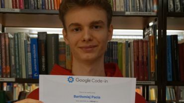 Uczeń Frycza wygrał w prestiżowym konkursie Google