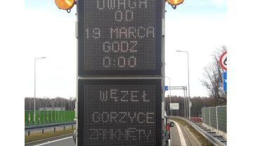 Węzeł A1 w Gorzycach będzie zamknięty, korek 5 km!