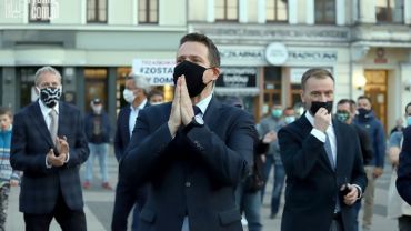 Rafał Trzaskowski rozpoczął i zakończy kampanię w Rybniku