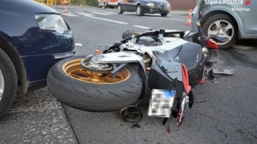 Motocyklista z Czerwionki-Leszczyn ucierpiał w wypadku
