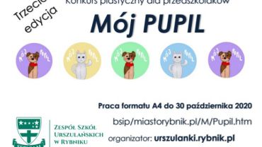 „Mój pupil” - konkurs plastyczny dla przedszkolaków