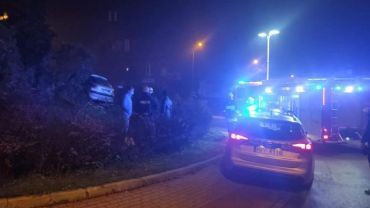 Czerwionka-Leszczyny: kierowca chciał przelecieć przez rondo?