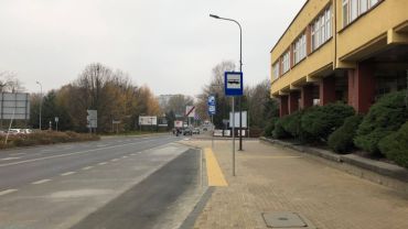 Przy ZUS w Rybniku pojawił się nowy przystanek autobusowy