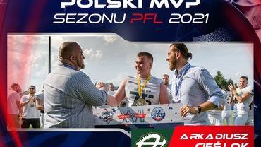 Futbol amerykański: Arkadiusz Cieślok mistrzem Polski i MVP sezonu 2021