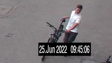 W czerwcu ukradł rower. Policja próbuje ustalić jego tożsamość